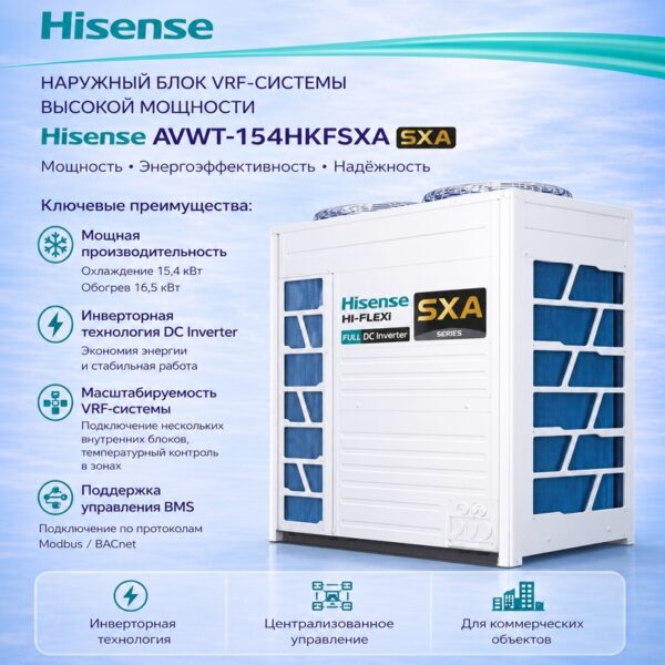 Наружный блок VRF-системы Hisense AVWT-154HKFSXA SXA