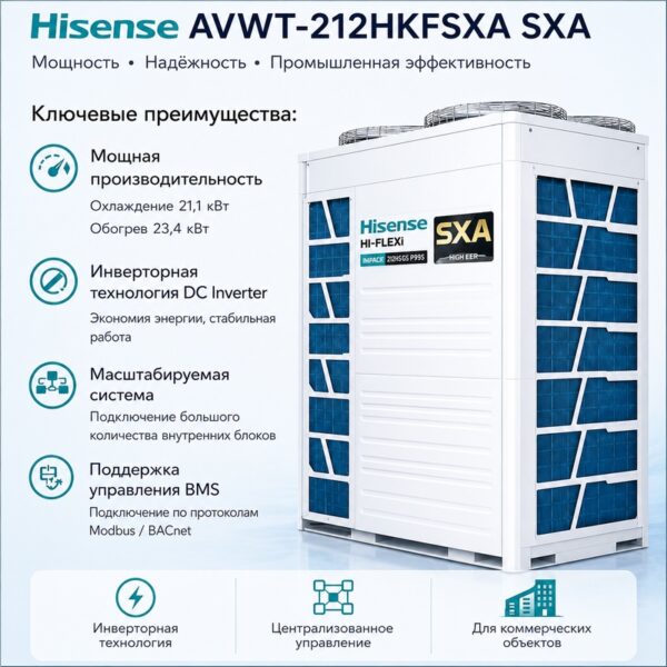 Наружный блок VRF-системы Hisense AVWT-212HKFSXA