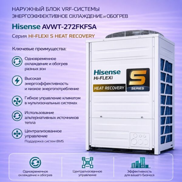 Hisense AVWT-272FKFSA — наружный блок VRF-системы с рекуперацией тепла