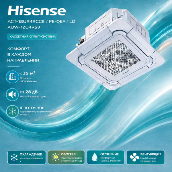 Hisense ACT-12UR4RCC8/PE-QEA/LD WI-FI