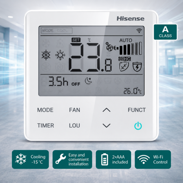 Пульт Hisense HYXE-VC01 — сенсорное управление VRF-системами